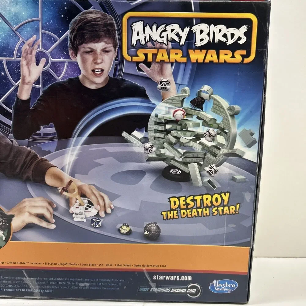 Angry Birds: Star Wars – Jenga‎ Death Star Game Hasbro Complete Great Condition